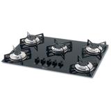 Cooktop Fischer Fit Line 5 Bocas Mesa de Vidro
