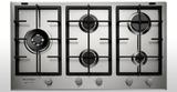 Cooktop Gourmand Inox 5 Bocas 90 cm a Gás BDK90 Brastemp