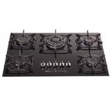 Cooktop Gourmet 5 Bocas a Gás Tripla Chama Preto G4 Bivolt Mueller