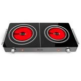 Cooktop Portátil Elétrico Vitrocerâmico 2 Bocas 127V - Le cook
