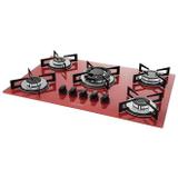 Cooktop Suggar FG5305VM 5 Queimadores Vermelho Bivolt