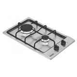 Cooktop Tramontina 2 Bocas Gás Inox Dominó 2GX 30 94700/211