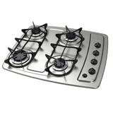 Cooktop Venax 4 Bocas Inox Bivolt GLP