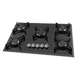 Cooktop Vidro Chef 5Q Gas Bivolt 105903006 Philco