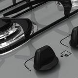 Cooktop Volare 4 Cinza - Bivolt - Venax