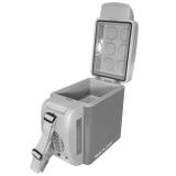 Cooler Portátil Mini Geladeira Multilaser 7 Litros 12V Refrigera e Aquece Cinza