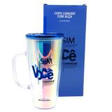 Copao glitter alca holografico sim você consegue 750ml - Zc
