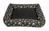 CÓPIA - Caminha Pet Cachorro Gato P 53x53 Até 3 Kg Lavável C Zíper - Preto - Finos enxovais