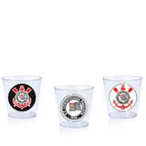 Copinho de Acrílico para Doces Corinthians 10 unidades - Festabox