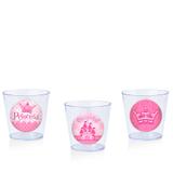 Copinho de Acrílico para Doces Princesa Vintage 10 unidades - Festabox