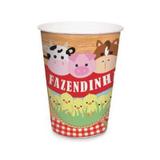 Copo 240 Ml Fazendinha 23410085 C/ 8 Cromus