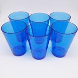 Copo 360ml Acrílico - Drink Cerveja Festa Balada Drink Cup Azul kit com 10 copos - Fabrica de utilidades