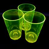 Copo 360ml Acrílico - Drink Cerveja Festa Balada Drink Cup NEON Amarelo kit com 10 copos - Fábrica de utilidades