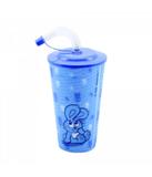 Copo 3D Com Canudo Dobrável Sansão 550ml - Turma Da Mônica