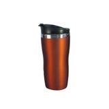 Copo Aço Inox Emborrachado 450 Ml Coffee To Go Mor - Laranja