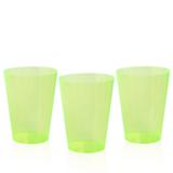 Copo Acrílico PIC Amarelo 300ml 10 unidades Plastilânia