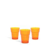Copo Acrílico Pic Laranja 10 ml 50 unidades Plastilânia - Festabox