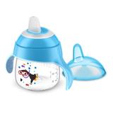 Copo Avent Philips Pinguim Azul 200ml 6m+