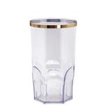 Copo Big Whisky 600 ml Cristal Linha Ouro Bezavel - Festabox