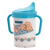 Copo C/ Alça Removível 240ml Azul 6066 Sortidos - Kuka