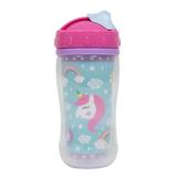 Copo C/ Tampa Para Bebe Unicórnio Star 350ml Buba