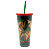 Copo canudo c/textura 650ml shenlong 10023150 - Zona criativa