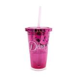 Copo Canudo Cristal Diva - Uatt