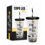Copo Canudo Led - Formatura - Brasfoot
