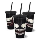 Copo Canudo Parede Dupla 500ml Parasita Boca - Beek