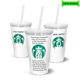 Copo Canudo Parede Dupla 500ml StarGot - Beek