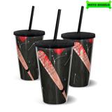 Copo Canudo Parede Dupla 500ml Uni Duni Tê - Beek