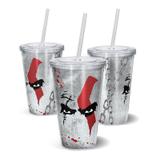 Copo Canudo Parede Dupla 550ml Gow - Beek