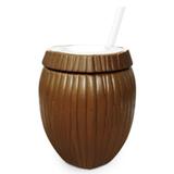 Copo Coco Marrom Festa Havaiana 800ml - Festabox