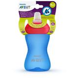 Copo Com Bico Macio 9m Azul/Vermelho Avent SCF802/01 - Philips avent