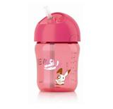 Copo Com Canudo 260Ml Rosa Philips Avent