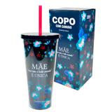 Copo com Canudo Mãe Você é Única 650 Ml - Cardosoutl