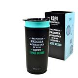 Copo com prensa francesa è você mesmo 450 ml - Zonacriativa