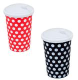 Copo Com Tampa De Plastico Poa Label Colors 550Ml - Arqplast
