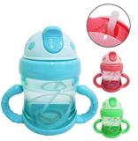 Copo com tampa e canudo + alca de plastico colors 250ml - Interponte