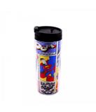 Copo Com Tampa Gibi 350ml - Liga Da Justiça - Dc comics