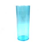 Copo de Acrílico Long Drink Azul 320ml - Aluá festas