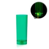 Copo de Acrílico Long Drink com Led Verde 350ml - Festabox