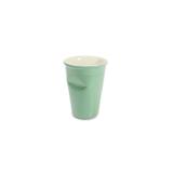 Copo de cerâmica mondoceram gourmet plastic 240 ml - pistache