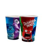 Copo de Papel Descartável Divertida Mente 180ml 08 unidades Regina Festas