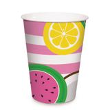Copo de Papel Descartável Quitandinha 240ml 08 unidades Cromus