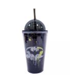 Copo De Plástico Com Canudo Batman 450ml - Liga Da Justiça - Minas presentes