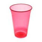Copo de Plástico Descartável Balada Vermelho 300ml Copobras