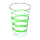 Copo de Plástico Descartável Mania Festa Verde 300ml Pacote com 30 Unidades Prafesta