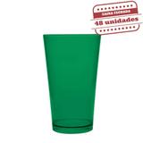 Copo de Suco Calderetta Durável Verde 500ml 48 unidades Bezavel - Festabox