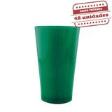Copo de Suco Calderetta Durável Verde Leitoso 500ml 48 unidades Bezavel - Festabox
